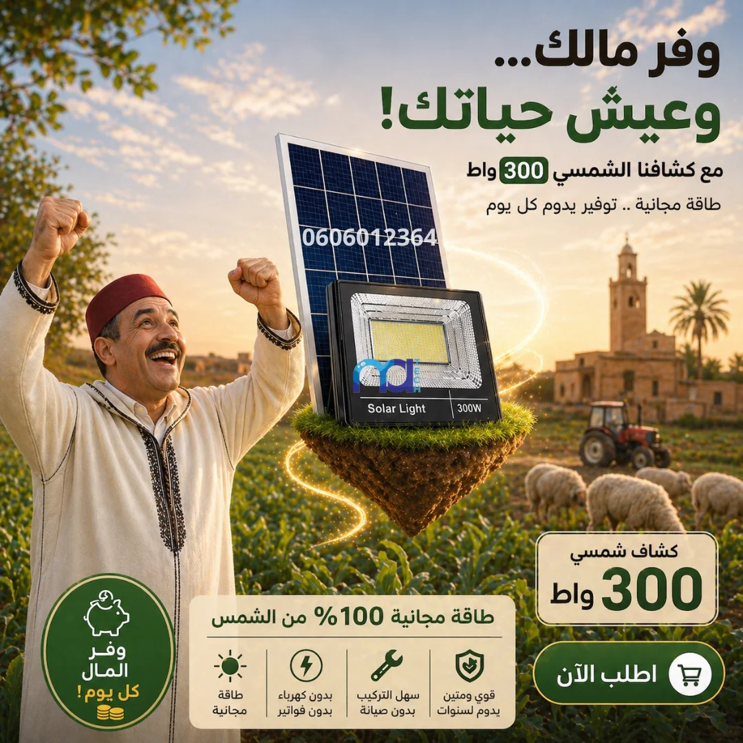 كشـاف شمســي 300 w
