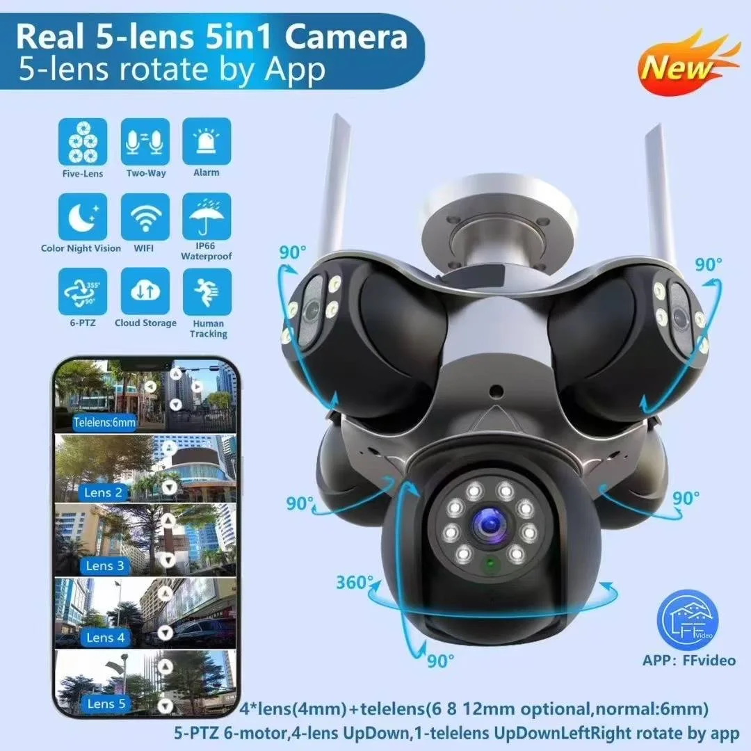 Caméra WIFI 5 lens 25MB